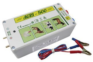 Elektryzator sieciowo-akumulatorowy AGRI-500 12V (0,6 Jula) dla psów, drobiu, koni, kóz oraz wydr