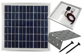Zestaw solarny panel 10W + regulator + uchwyt Matador MTR140R